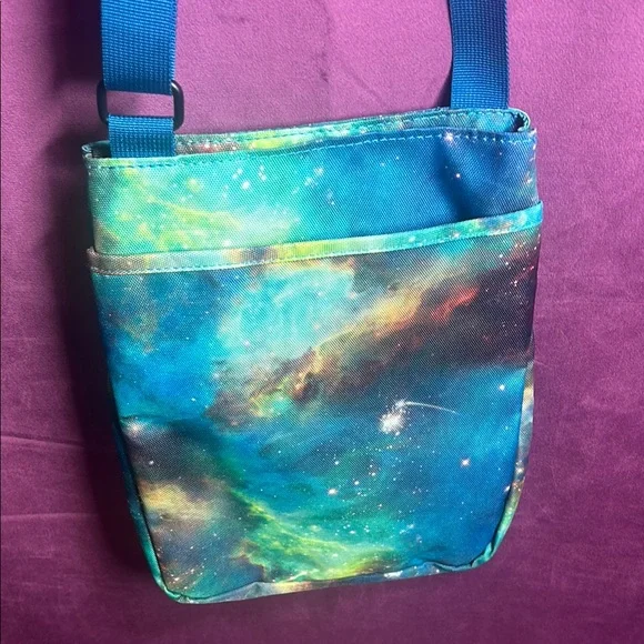 Kavu Blue Artistic Crossbody Bag - Picture 4 of 4